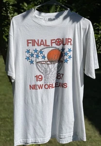 Camisa De Colección 1987 NCAA Final Four Championship Syracuse Vs Indiana Talla L (?) - Imagen 1 de 8