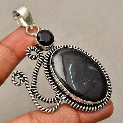 Ciondolo gioiello in argento sterling 925 fatto a mano con pietra preziosa... - Immagine 1 di 4