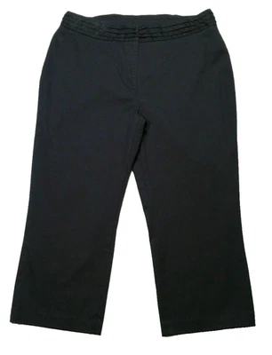 Pantalones de mujer O Oscar An Oscar De La Renta Company talla 14 negros capri recortados Foto 1 de 4