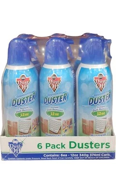 Dust-Off Professional Electronics Compressed Gas Duster, 12 oz, 6 ct - Image 1 of 2