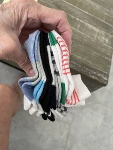 Boys socks shoe size 1-2 6 pair multicolor NWT Have 3 Set Price Is For Each We - Picture 1 of 11