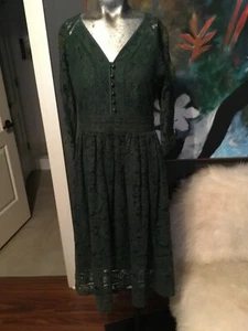 Metisu Verde Encaje Femenino SO ANTHROPOLOGIE Talla S - Imagen 1 de 9