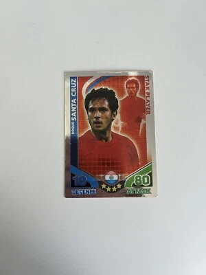 Roque Santa Cruz STAR Player Match Attax 2010 FIFA World Cup Paraguay # 181 - Image 1 of 2