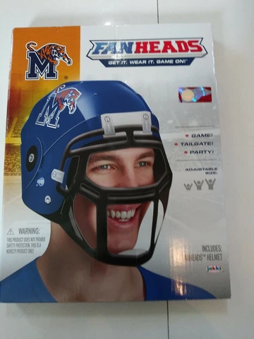 Memphis Tigers Fanheads College Football Game Tailgate Party Adjust OSFA Helmet Cover