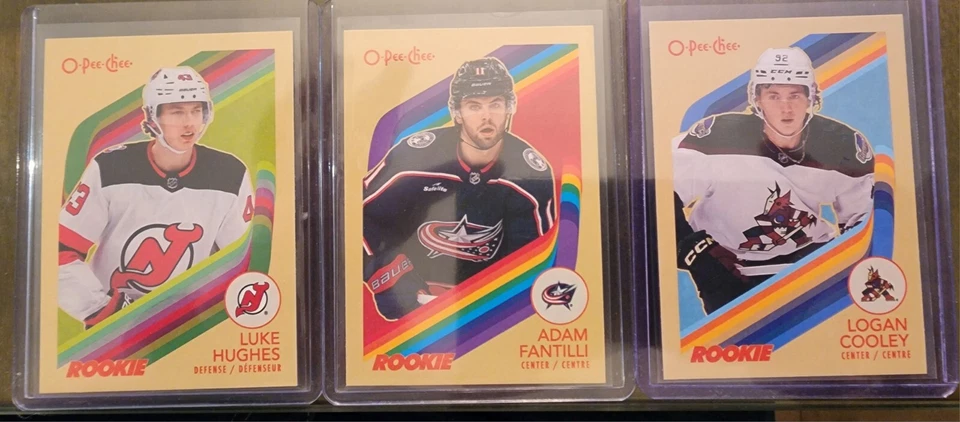 2023-24 O-Pee-Chee Hockey OPC RETRO ROOKIE set YOU PICK #541-599 - Image 1 of 1