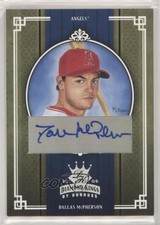 2005 Donruss Diamond Kings Silver Signatures /100 Dallas McPherson #304 Auto
