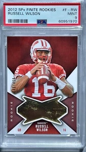 2012 SPx Finite Rookies Russell Wilson #F-RW 046/499 PSA MINT 9 - Picture 1 of 2