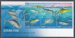 Pitcairn Is. Scott 664 FDC - Ocean Fish - Bild 1 von 1