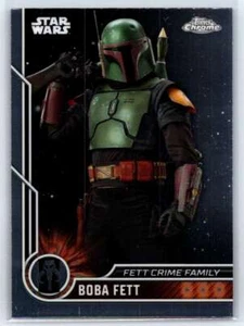 2023 Topps Chrome Star Wars #89 Boba Fett Character Autographs Orange - Picture 1 of 2