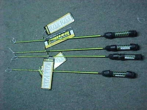 4 NEW HT Neon 24" Ice Fishing LIGHT Action KAYAK ROD JIGS for reel - Picture 1 of 5