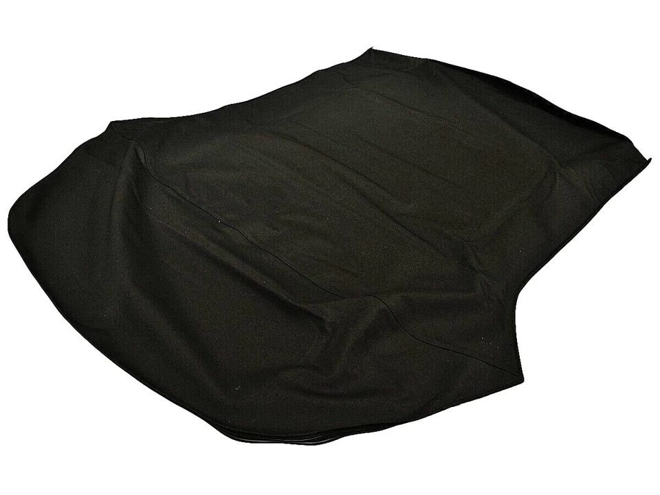 Fits: SAAB 9-3 2004-2011 Convertible Soft Top (reuse glass) Haartz Black CANVAS - Image 1 of 4