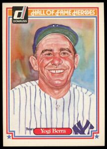 1983 Donruss Hall of Fame Heroes Card #24 Yogi Berra New York Yankees/