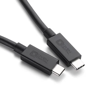 USB-C USB4 Cable 40Gbps 1ft 0.3M 8K Video 240W Charging - Picture 1 of 4