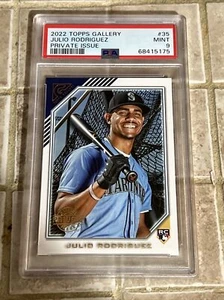 2022 Topps Gallery JULIO RODRIGUEZ RC 49/250 PRIVATE ISSUE SSP PSA 9 - Picture 1 of 2