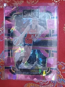 Julie Vanloo 2024 Select WNBA Basketball PINK Cracked ICE RC Washington Mystics - Picture 1 of 1