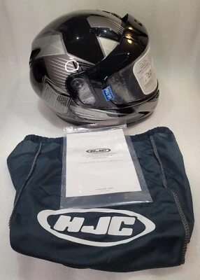 HJC CL-Y STRIKER SNO MC-3H 雪地摩托车头盔防雾双镜头防护青少年 M — 第 1/4 张图片