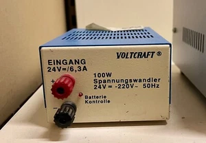 Voltcraft, 100W voltage converter, input 24V, unused - Picture 1 of 1
