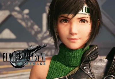 Final Fantasy 7 Remake Yuffie Tifa Poster Box Art High Quality 11x17 19x13