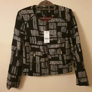 Women Jacket Size 12 Formal Blazer Occasion New Bnwt Elegant Party Smart Elegant - Picture 1 of 12