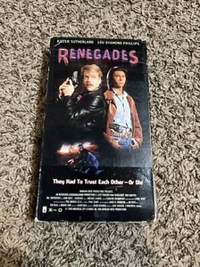 Renegades VHS Action Kiefer Sutherland Lou Diamond Phillips MCA Home Video - Picture 1 of 3