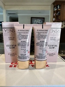 2xYENSA Tone Up Primer Essential Glow 8 Superblacks Essence 1oz/30mL FULL SZ $35 - Picture 1 of 3