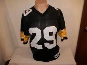 Vtg CHAMPION USA NFL PITTSBURGH STEELERS #29 FOOTBALL JERSEY Size 40 Fits M - Picture 1 of 7