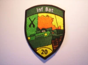 Schweizer Armee  Inf Bat  20 in gelb  ca 9 x7 cm - Bild 1 von 1
