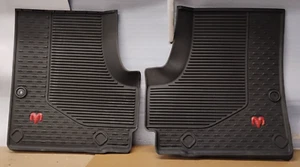 New 2019-2024 OEM Ram 1500 Rebel Crew Cab Rubber Mats Second Row 82216269AB - Picture 1 of 18