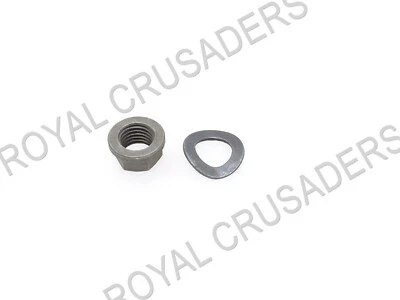 NEW VESPA VBB CLUTCH NUT AND WASHER #VP54 - Image 1 of 2