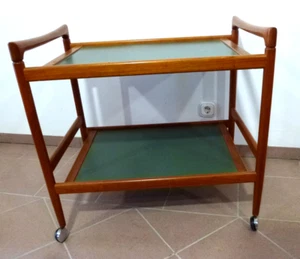 Teewagen Mid Century Dänemark Dyrlund - 60er / 70er Jahre -Teak Barwagen Design - Bild 1 von 8
