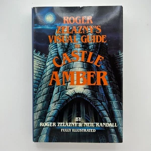 Castle Amber Visual Guide Roger Zelazny 1988 Fantasy Art Book VG Avon - Imagen 1 de 4