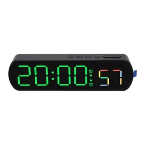 LED display rectangular alarm clock temperature humidity display timer - Picture 1 of 45