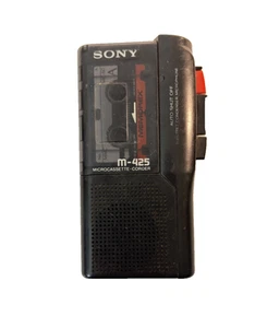 SONY M-427 HANDHELD MICRO CASSETTVOICE RECORDER WORKS GREAT, JUST ADD BATTERIES. - Picture 1 of 15