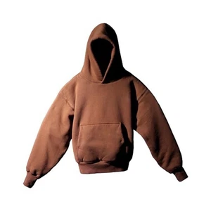 Yeezy x Gap Kids Hoodie Medium Brown YZY Kanye West Sweatshirt Double Layer NWT - Picture 1 of 21