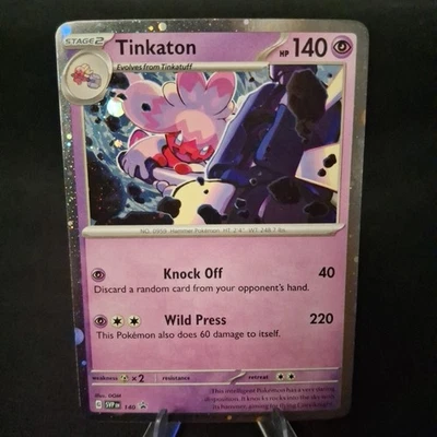 Tinkaton (Cosmo Holo) 140 Sv: Scarlet & Violet Promo Cards Holo Any 3 Free Ship  - Image 1 of 3
