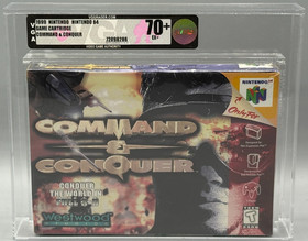 Command & Conquer Nintendo 64 N64 Sealed New VGA 70+ Graded Westwood