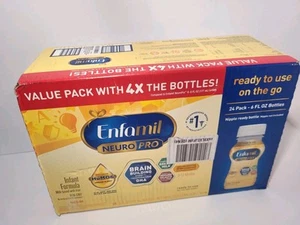 Enfamil NeuroPro Ready to Feed Baby Formula, 6 fl oz, 24 Count - Exp. 6/25 - Picture 1 of 4
