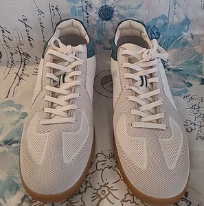 Rothys Herren Hudson RS01 Off White/Grün/Blau Waschbar Sneaker Schuhe Größe 14 - Bild 1 von 15