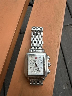 Michele Signature Deco MWW06P000108 Stainless Steel Analog Women Wristwatch - image 1 of 3