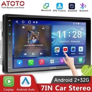 ATOTO 7" 2Din Android Car Stereo AI-Chat Touchscreen For Wireless Apple Carplay - Picture 1 of 13