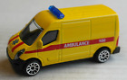 Majorette Renault Master żółta karetka pogotowia 100 karetka pogotowia ratunkowego Belgia Belgia Van BE