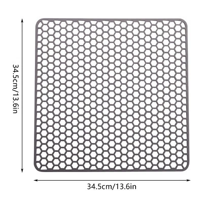 Spülbeckeneinlage Silikon 34.5*34.5cm Spülbeckenmatte Küche Sink Mat Spülmatte  - Bild 1 von 4