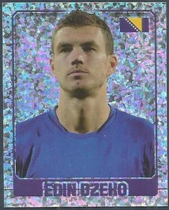 TOPPS INGLATERRA 2014- #265-BOSNIA Y HERZEGOVINA-EDIN DZEKO-LÁMINA DE PLATA - Imagen 1 de 1
