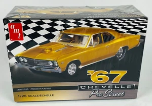 1967 Chevy Chevelle Model Kit AMT Pro Street Car Plastic  1/25 876/12 Sealed - Picture 1 of 14