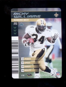 2002 NFL Showdown RICKY WILLIAMS New Orleans Saints Card - Picture 1 of 1