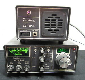 Dentron HF-200A Ham Radio Transceiver + HF-ACS Power Supply
