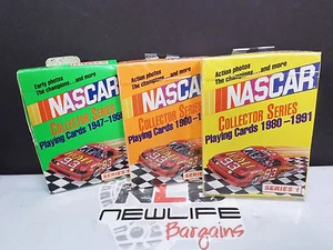 NASCAR Series 1 Collectible Playing Card Lot 1947-1959, 1960-1979, 1980-1991  - Picture 1 of 4