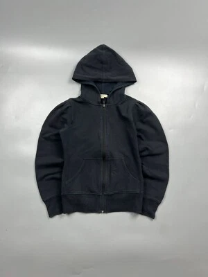 Sudadera con capucha para mujer Burberry Nova Check negra con cremallera talla S (Y0767) Foto 1 de 4