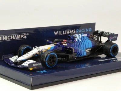 Minichamps Williams FW43B #63 George Russell 2nd Belgian GP 2021 1/43 417211363 - Immagine 1 di 3