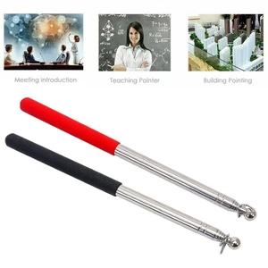 5ft Flagpole Stainless Steel Flag Pole Telescopic Rubber Sleeve Handle Portable - Picture 1 of 13